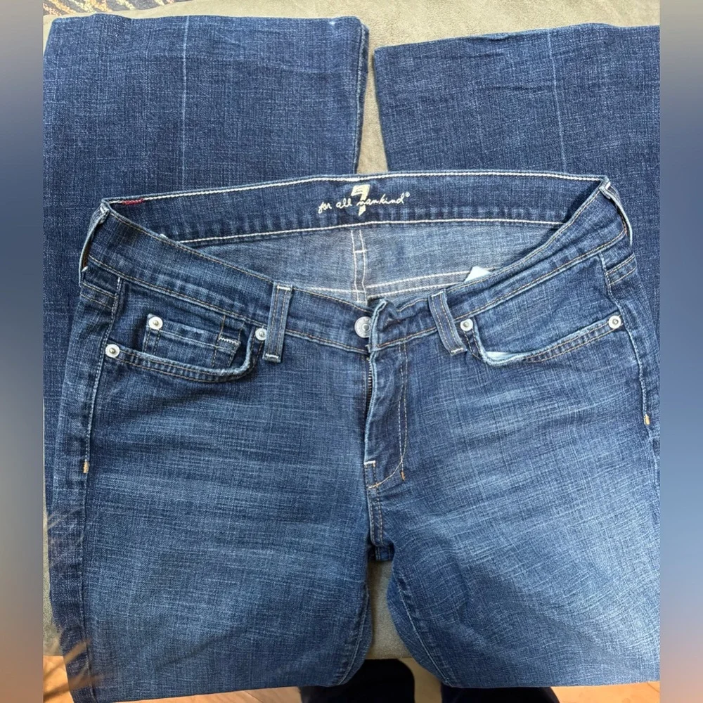 7 For All Mankind Dojo Bootcut Jeans Womens size 29 Rise 7.75